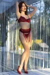 Dessous-Set Cr4607 Rot von Chilirose kaufen - Fesselliebe