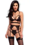 Spitzen-Set Cr4636 Schwarz von Chilirose kaufen - Fesselliebe