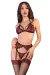 Spitzen-Set Cr4468 Schwarz/Rot von Chilirose