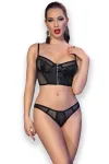 Corsagen-Set Cr4615 Schwarz von Chilirose kaufen - Fesselliebe