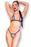 Micro-Bikini Cr4660 Schwarz/Silber von Chilirose kaufen - Fesselliebe