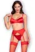 Satin-Set CR4670 rot von Chilirose