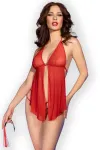 Babydoll + String CR4695 rot von Chilirose kaufen - Fesselliebe