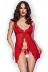 Babydoll + String CR4696 rot von Chilirose kaufen - Fesselliebe