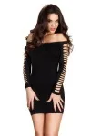 Nahtloses Minikleid Cr3608 Schwarz von Chilirose kaufen - Fesselliebe