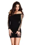 Nahtloses Minikleid Cr3608 Schwarz von Chilirose kaufen - Fesselliebe