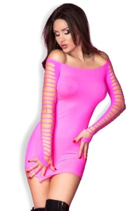 Nahtloses Minikleid CR3608 pink von Chilirose