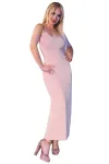 Langes Kleid Cr4379 Light Pink von Chilirose kaufen - Fesselliebe