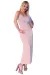 Langes Kleid Cr4379 Light Pink von Chilirose