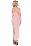 Langes Kleid Cr4379 Light Pink von Chilirose kaufen - Fesselliebe