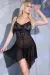 Babydoll Cr4392 Schwarz von Chilirose