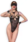 Body-Set Cr4488 Schwarz von Chilirose kaufen - Fesselliebe