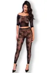 Top & Leggings Cr4661 Schwarz von Chilirose kaufen - Fesselliebe