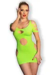 Nahtloses Minikleid Cr4671 Neongrün von Chilirose kaufen - Fesselliebe