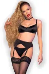 Satin-Set Cr4670 Schwarz von Chilirose kaufen - Fesselliebe