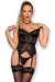 Corsagen-Set Cr4674 Schwarz von Chilirose