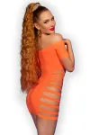 Nahtloses Minikleid CR4704 neonorange von Chilirose kaufen - Fesselliebe