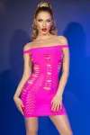 Minikleid CR4711 neonpink von Chilirose kaufen - Fesselliebe