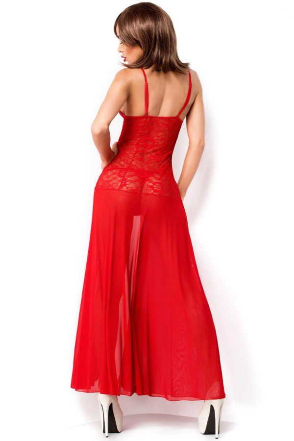 Langes Babydoll CR3471 rot von Chilirose kaufen | Fesselliebe