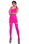 Nahtloses Minikleid & Strümpfe Cr4305 Hotpink von Chilirose kaufen - Fesselliebe