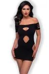 Nahtloses Minikleid Cr4671 Schwarz von Chilirose kaufen - Fesselliebe