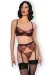 Lingerie-Set CR4694 schwarz/rot von Chilirose