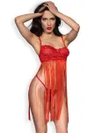 Babydoll & String Cr4496 Rot von Chilirose kaufen - Fesselliebe