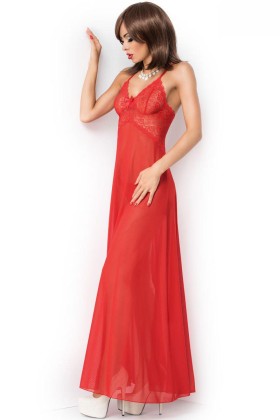 Langes Babydoll CR3883 rot von Chilirose kaufen | Fesselliebe