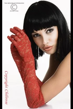 Handschuhe rot CR3071 von Chilirose