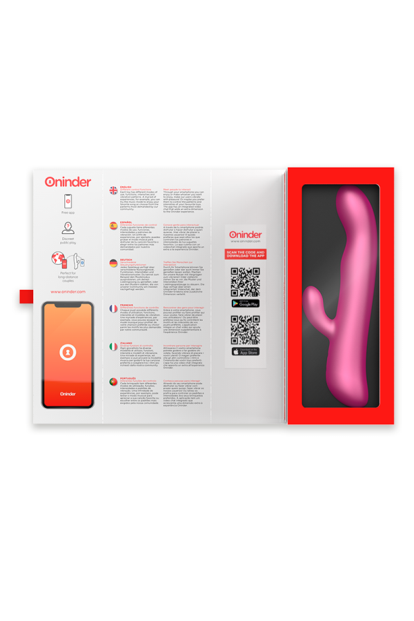 Oslo Vibration & Rotation Rosa - mit kostenloser App von Oninder kaufen | Fesselliebe