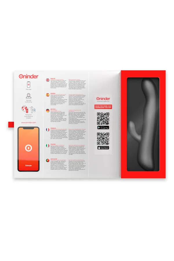 Oslo Vibration & Rotation Schwarz - mit Kostenloser App von Oninder kaufen - Fesselliebe