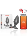 Rio Plug Anal Vibrator Schwarz - mit Kostenloser App von Oninder kaufen - Fesselliebe