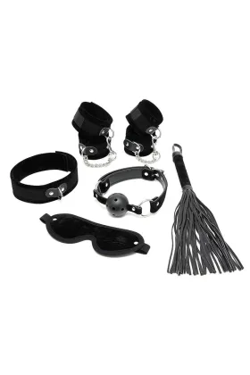 Rimba Bondage Play Komplettes Fessel-Set Schwarz von Bondage Play