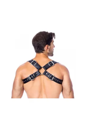 Verstellbarer Lederharness von Bondage Play