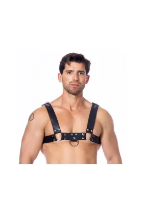 Leder-Kreuzharness von Bondage Play