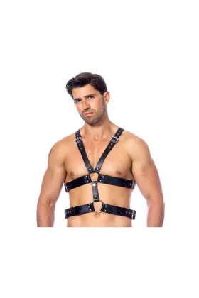 Verstellbarer Lederharness von Bondage Play