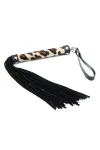 Flogger Schwarz Leopard 35 Cm von Bondage Play kaufen - Fesselliebe