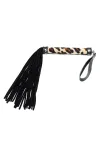 Flogger Schwarz Leopard 35 Cm von Bondage Play kaufen - Fesselliebe