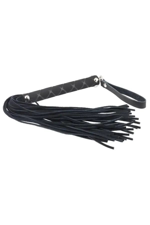 Kunstleder Flogger Schwarz 35 Cm von Bondage Play kaufen - Fesselliebe