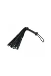 Flogger mit Geflochtenem Griff Schwarz von Bondage Play kaufen - Fesselliebe