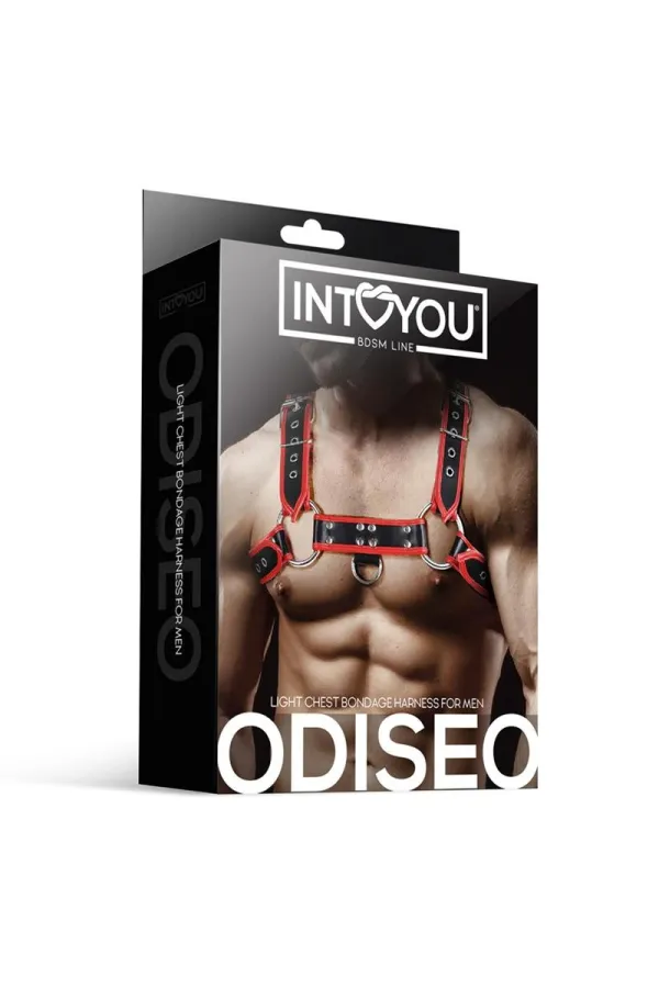 Odiseo Brust-Bondage-Geschirr für Männer Aus Veganem Kunstleder von Intoyou Bdsm Line kaufen - Fesselliebe