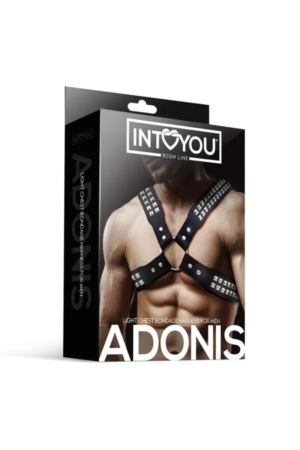 Adonis Brust-Bondage-Geschirr für Männer Aus Veganem Kunstleder von Intoyou Bdsm Line kaufen - Fesselliebe