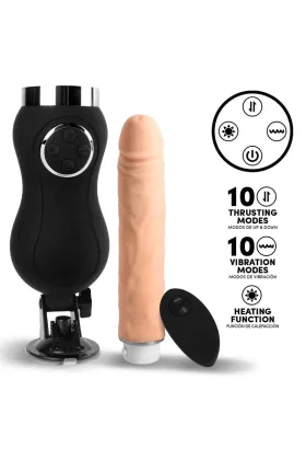 Sexmaschine Vibration, Stoßen und Wärme Fernbedienung USB von Intoyou Bdsm Line