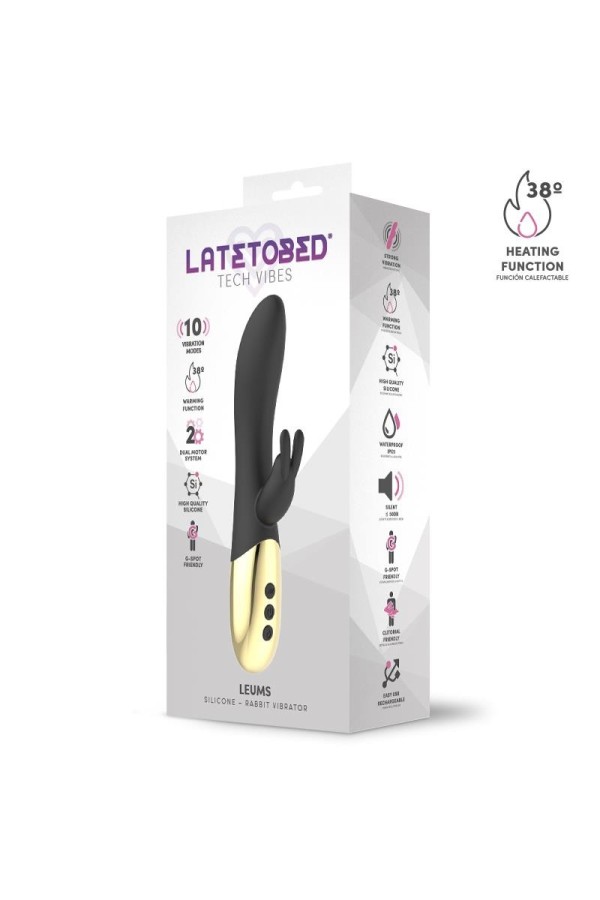 Leums Rabbit Vibe mit Wärmefunktion G-Punkt Magnet USB von Latetobed kaufen | Fesselliebe
