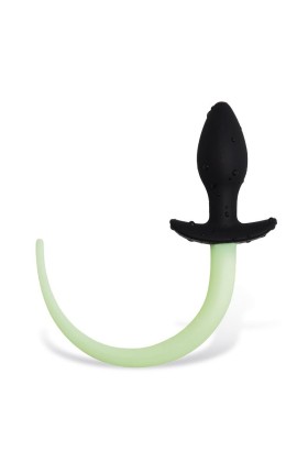 Im Dunkeln leuchtender Hundeschwanz-Po Plug von Intoyou Shining Line kaufen | Fesselliebe
