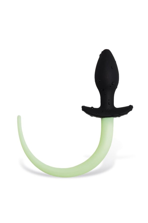 Im Dunkeln leuchtender Hundeschwanz-Po Plug von Intoyou Shining Line kaufen | Fesselliebe