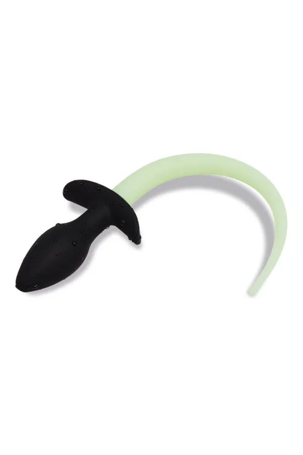 Glow in The Dark Dog Tail Butt Plug von Intoyou Shining Line kaufen - Fesselliebe