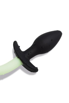 Im Dunkeln leuchtender Hundeschwanz-Po Plug von Intoyou Shining Line kaufen | Fesselliebe