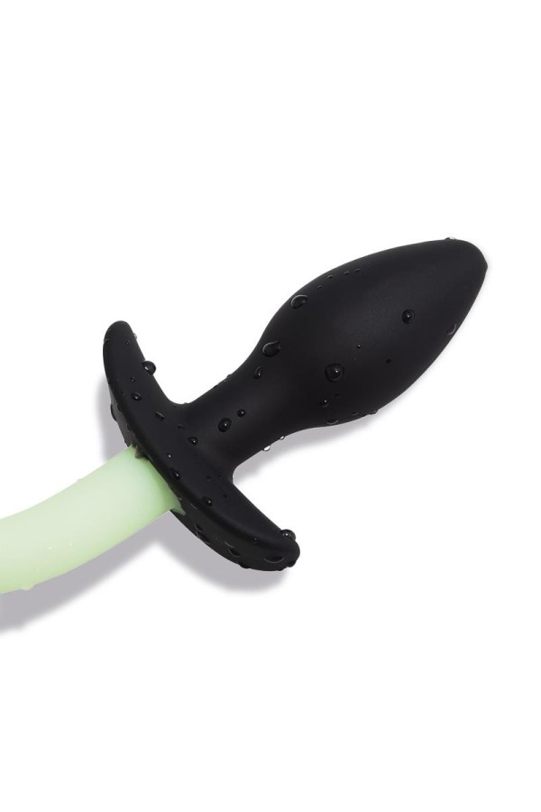 Im Dunkeln leuchtender Hundeschwanz-Po Plug von Intoyou Shining Line kaufen | Fesselliebe