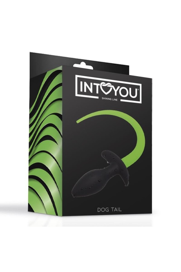 Im Dunkeln leuchtender Hundeschwanz-Po Plug von Intoyou Shining Line kaufen | Fesselliebe
